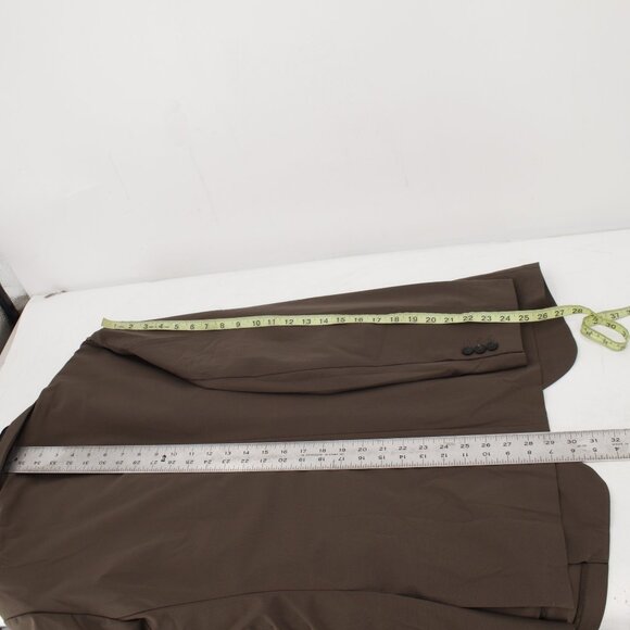 Sene Sport Coat Mens 50 FlexTech Single Breasted Two Button Double Vented olive - Picture 6 of 13